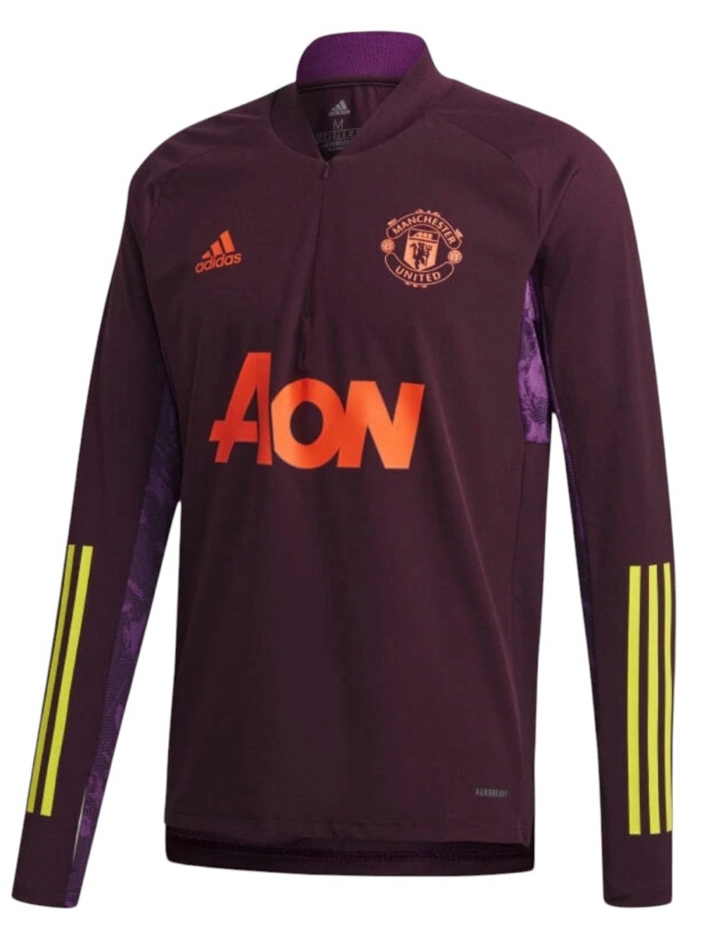 Adidas MANCHESTER UNITED Ultimate 1/4 Zip Training Top Purple